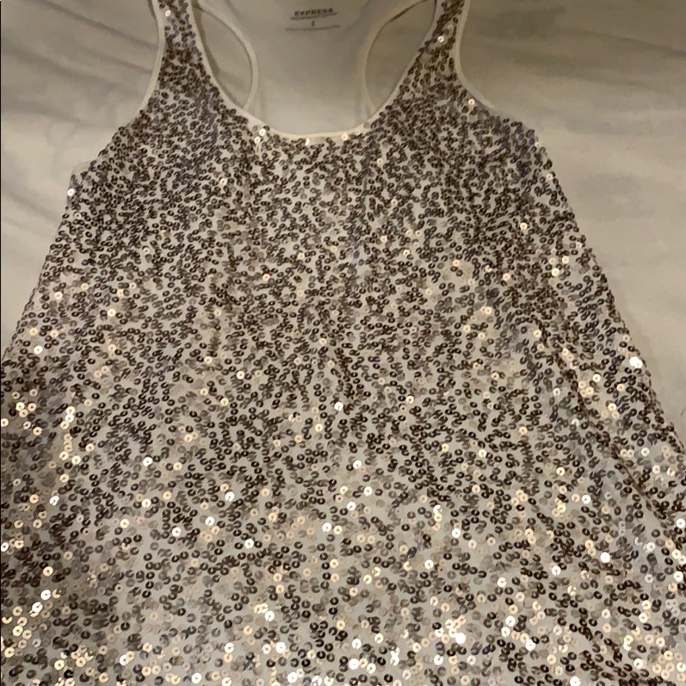 Express sequins tank